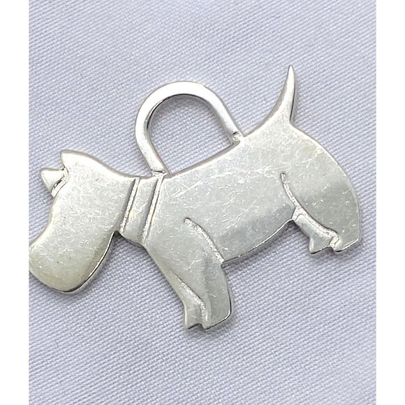 SOLD!!! Tiffany & Co Scottie Dog Charm Pendant in 925 Sterling Silver - Picture 4 of 8